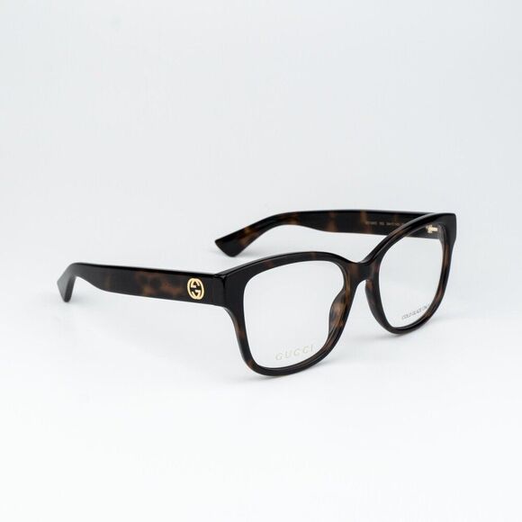 Gucci Women Eyeglasses Havana Square GG1340O 002 NEW AUTHENTIC main image 4